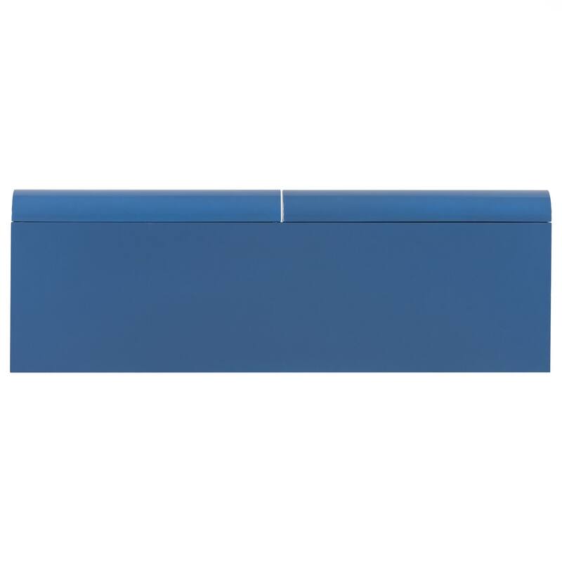 Modern Entryway Table with 2 Curved Drawers,Space-Saving Hallway Table ,Contemporary Narrow Sofa Table for Living Room,Bedroom