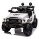 preview thumbnail 41 of 78, Kids Electric Ride-On Toyota FJ Cruiser 12V Car with Remote Control, LED Lights & Three-Point Safety Belt White