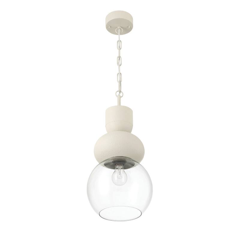 Iron Bubble Pendant - White
