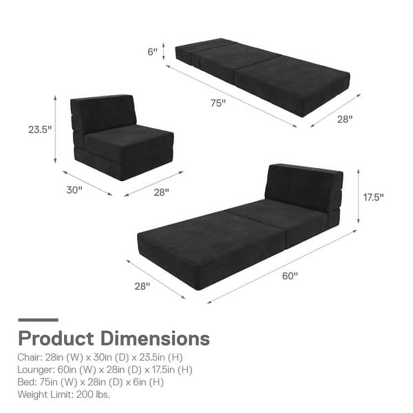 dimension image slide 3 of 8, The Novogratz Flower Modular Chair
