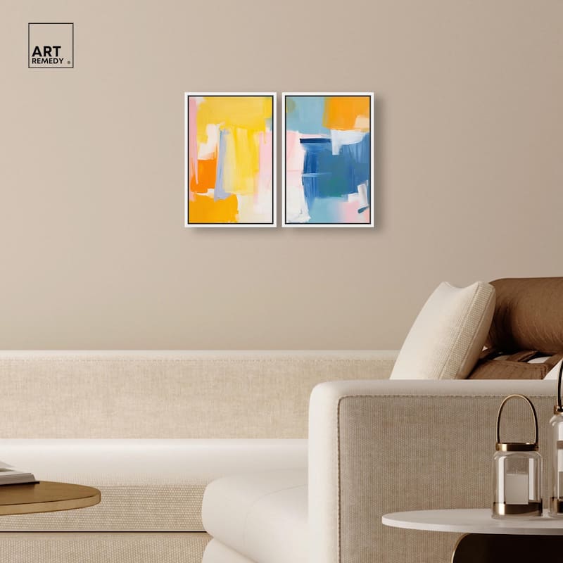Skyward Radiance I Canvas Set of 2 by Art Remedy