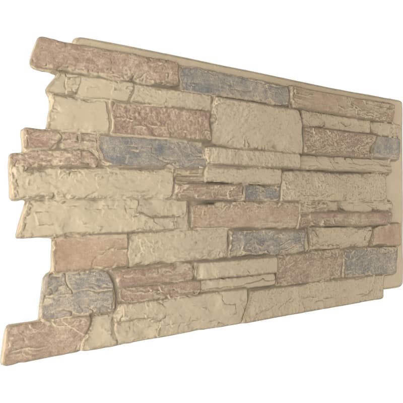 Acadia Ledge Stacked Stone, EverStone Faux Stone Siding Panel