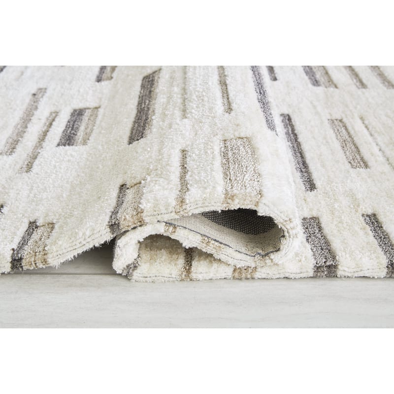 Signature Design by Ashley Leesdale Ivory/Brown/Black Rug