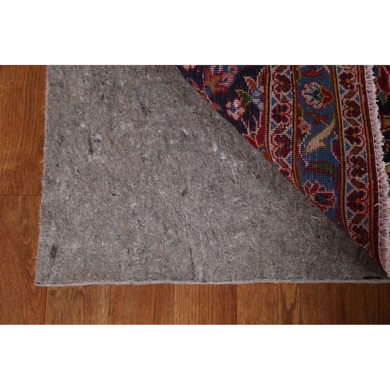 Traditional Kashan Persian Large Area Rug Hand-knotted Wool Carpet - 10'3" x 17'0"