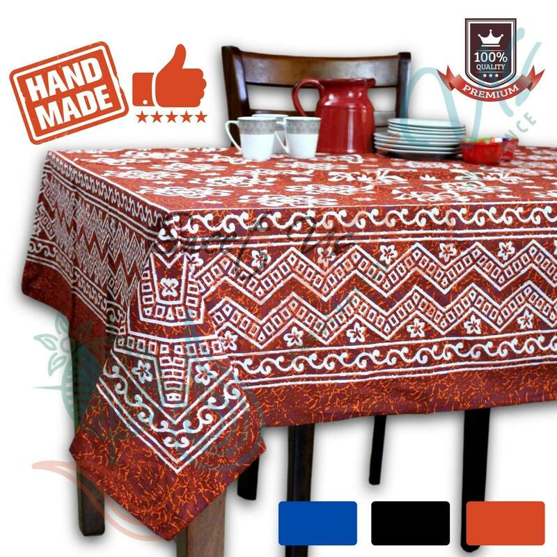 Cotton Blossoming Floral Tablecloth Rectangle