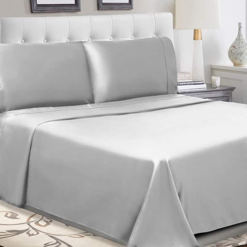 Superior Cotton Percale Solid Bed Sheet Set