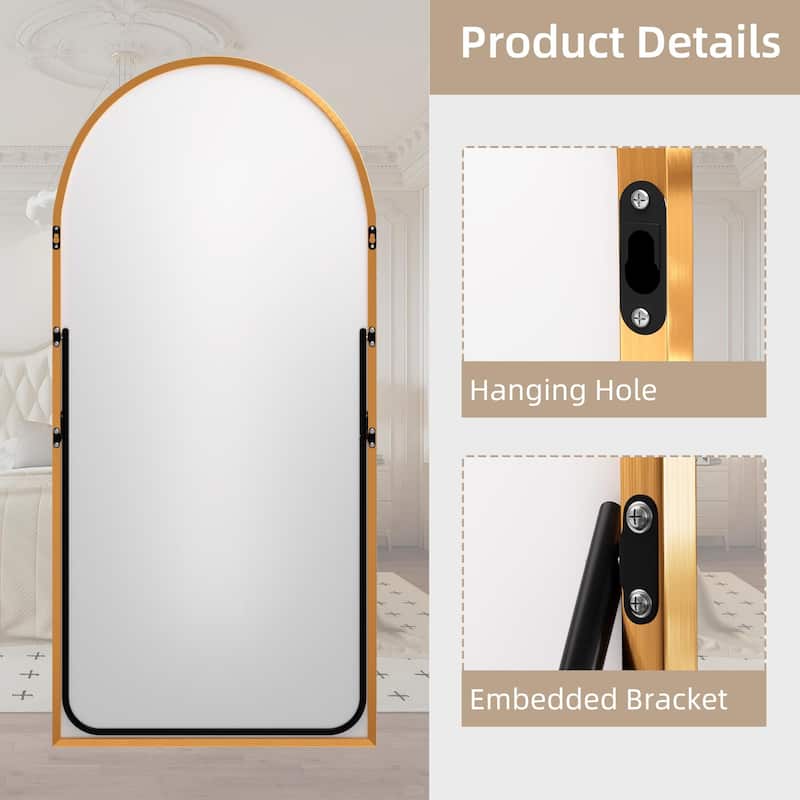 Arched Mirror Modern Full-length Mirror Floor Mirror - 75*38