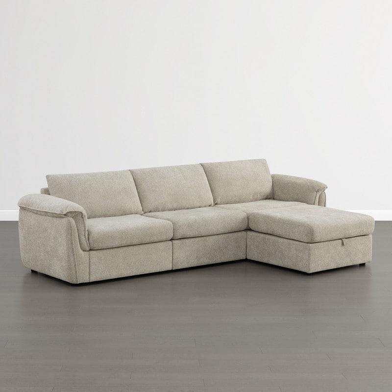 Spruce & Spring Modular Sectional Sofas with Optial Storage Console for Living Room