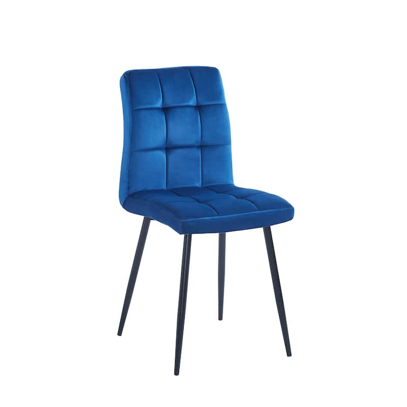 Porthos Home Pacie Dining Room Chairs Set Of 4, Velvet And Iron Legs