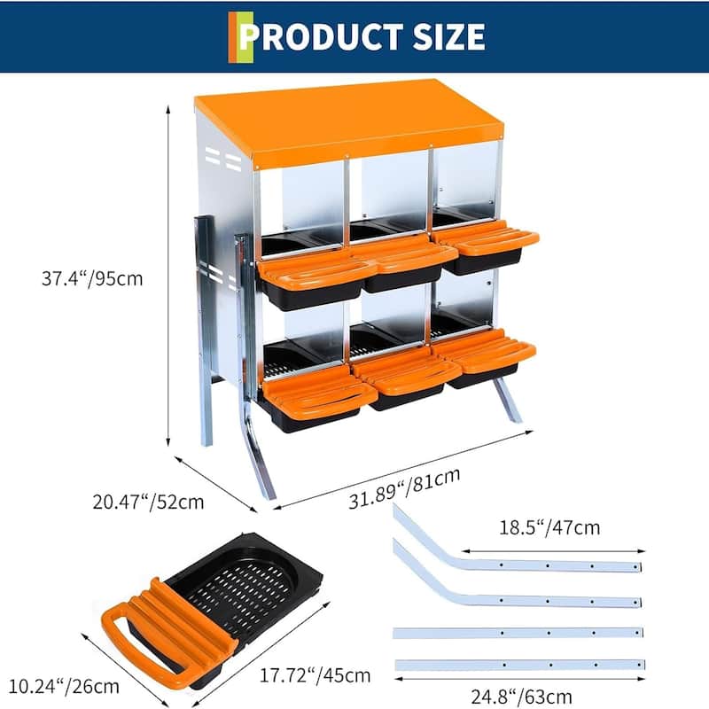 Metal Chicken Nesting Box