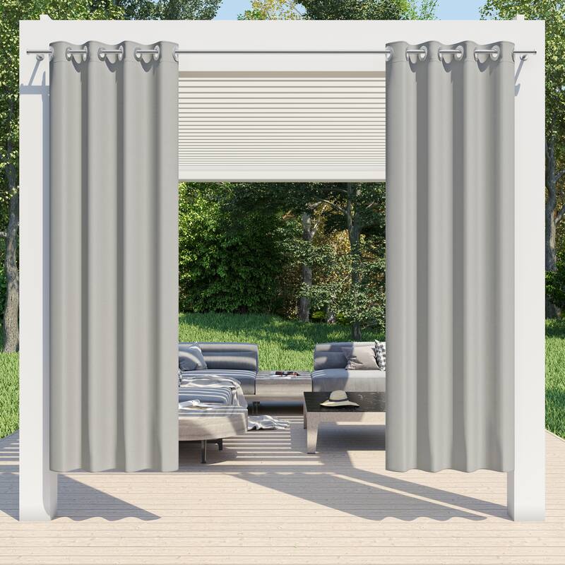 Corvus Gambia Sunbrella Outdoor Window Curtain (1 Panel)
