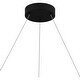 preview thumbnail 5 of 6, Alice Integrated LED Matte Black Pendant Light
