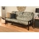 preview thumbnail 26 of 30, Porch & Den Zumbro Bonded Leather Espresso Futon Set with Mattress Takara Rain