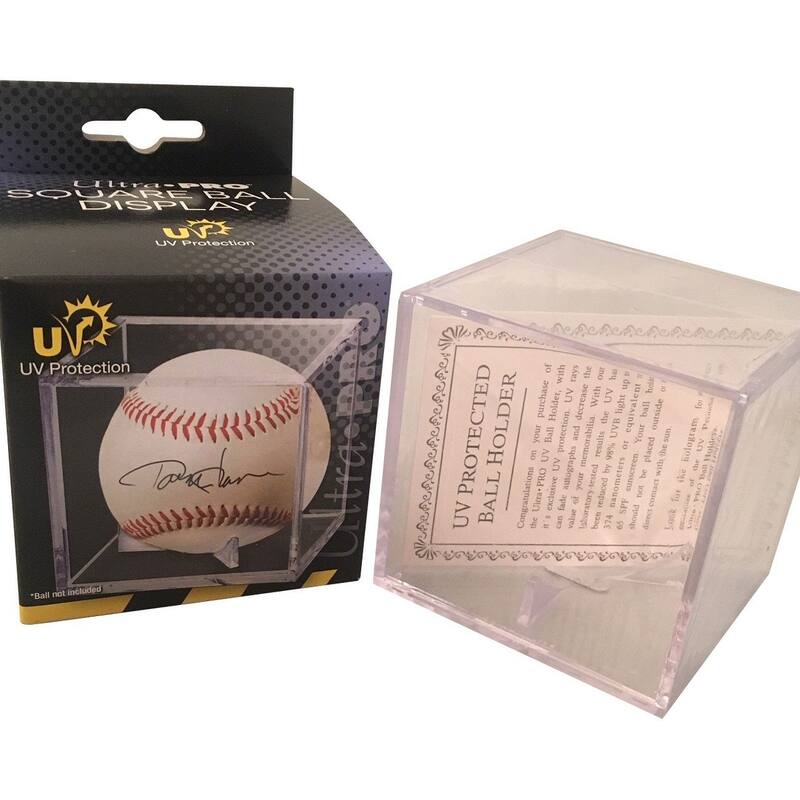 Ken Griffey Jr Autographed MLB Signed Baseball Beckett COA With UV Display Case - 4x5