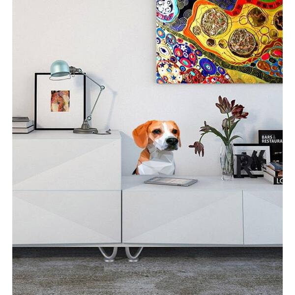 Shop Beagle Polygonal Wall Decal Overstock 31977870