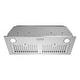 preview thumbnail 1 of 8, Cosmo 30 in. Insert Range Hood with Push Button Controls, 3-Speed Fan, LED Lights and Permanent Filters in Stainless Steel