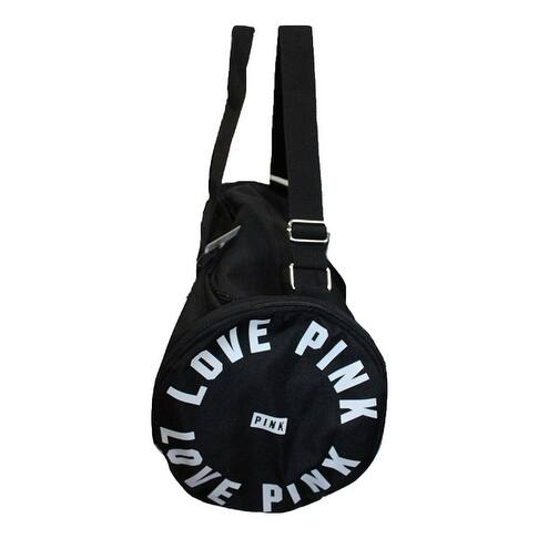 Shop Victoria S Secret Pink 20 L Gym Sport Duffle Bag Black White