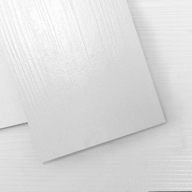 Art3d 36-Pack Peel and Stick Vinyl Floor Tiles Wood Look Planks,54sq.ft - White
