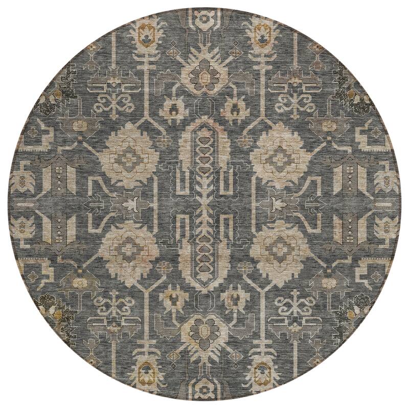 Machine Washable Indoor/ Outdoor Chantille Boho Rug