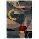 preview thumbnail 48 of 51, SAFAVIEH Rodeo Drive Necibe Hand-tufted Wool Retro Area Rug 2' x 3' - Blue/Multi
