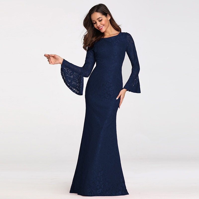 long sleeve womens party dresses