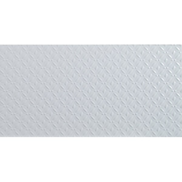 MSI NDYMPAT1224G Dymo - 24" x 12" Rectangle Wall Tile - Polished Patterned Visual - Sold by Carton (16 SF/Carton) - White