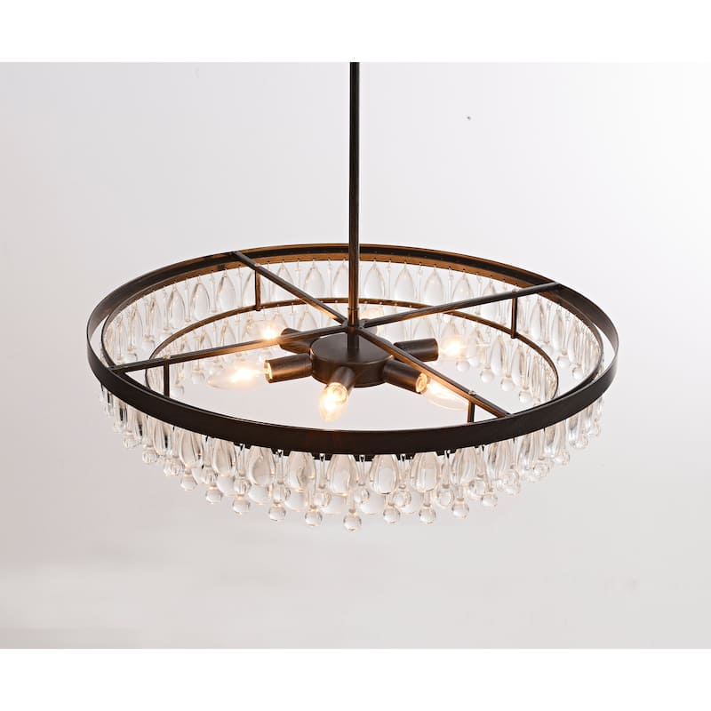 Viviana Crystal 6-light Chandelier