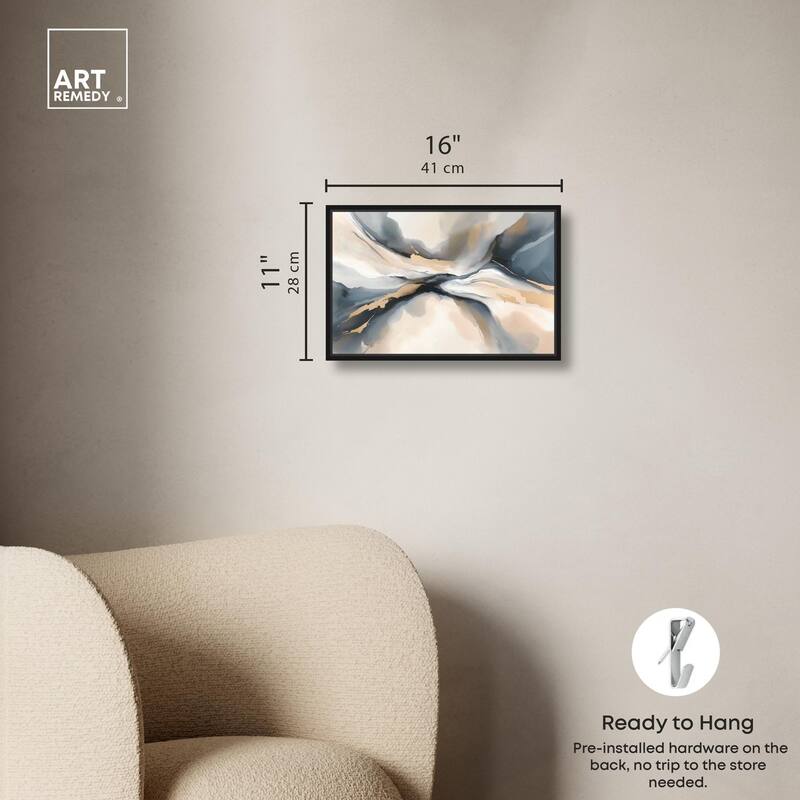 Dynamic Swirls I Canvas by Art Remedy