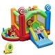 preview thumbnail 4 of 10, Candy Land Theme Kids Inflatable Bounce House with 735W Air Blower - 12.5ft x 11.5ft x 8ft (L x W x H)