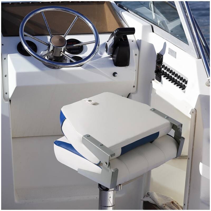 2 Pack Low Back Boat Seats with Stainless Steel Screws
