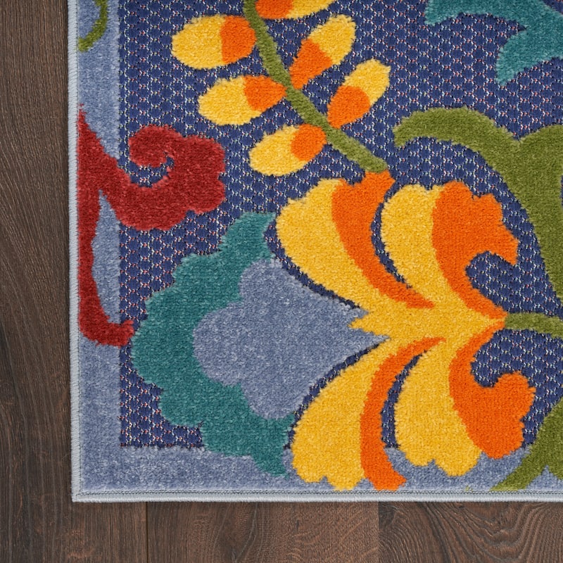 Nourison Aloha Indoor/Outdoor Floral Area Rug