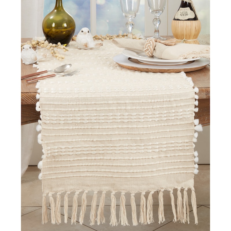 Sleek and Simple Stripe Table Runner - 16"x72"