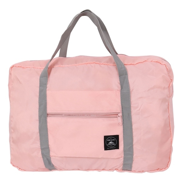 Unique Bargainszippered Foldable Handbag Clothes Luggage Unique Bargainszippered Foldable Handbag Clothes Luggage Ng Travel Storage Bag Light Pink