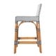 preview thumbnail 20 of 63, Serienna 24.5"H Seat Rattan Low Back Counter Stool