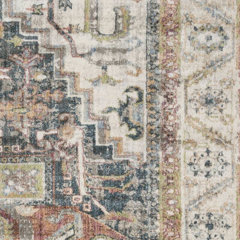Alexander Home Contessa Distressed Vintage Medallion Rug