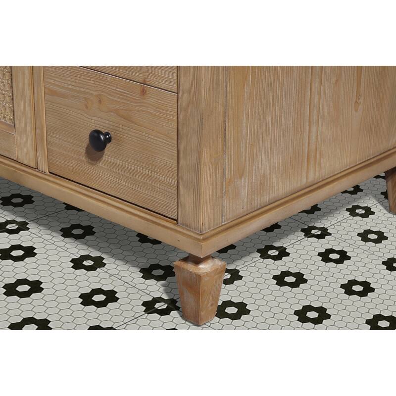 Ari Bath, Annie 36" Bathroom Vanity, Weathered Fir Finish