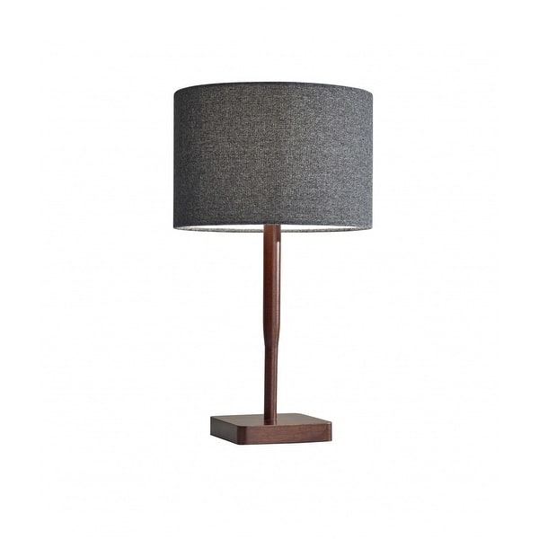 Cozy Cabin Walnut Wood Finish Table Lamp Cozy Cabin Walnut Wood Finish Table Lamp