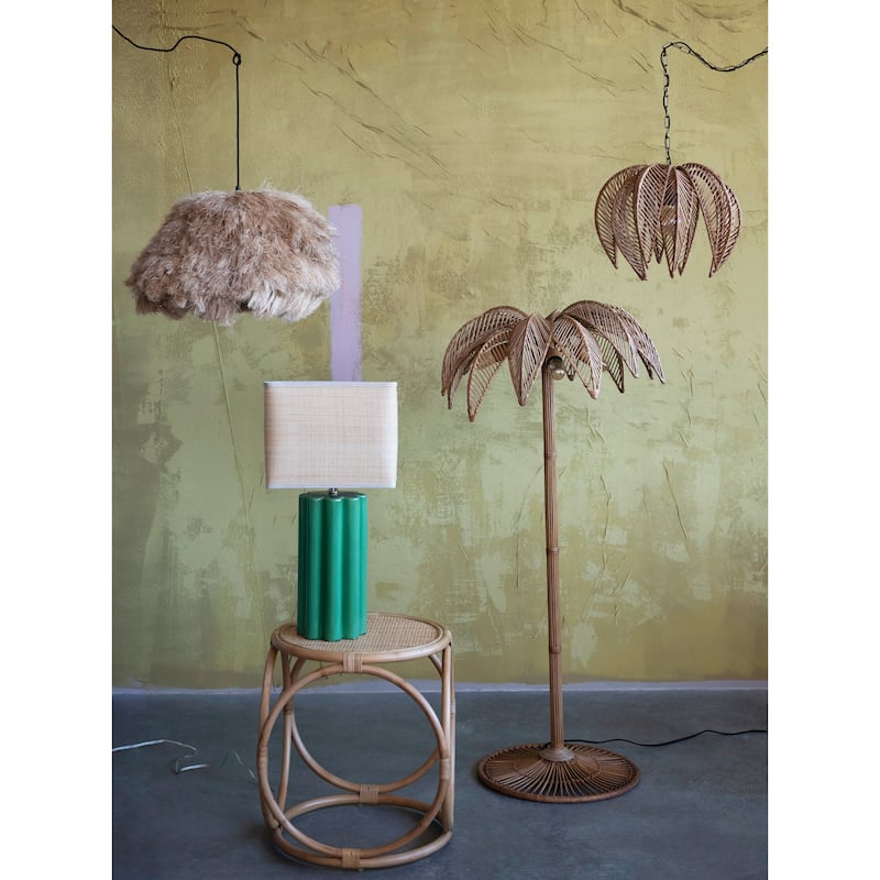 Natural Fiber Pendant Lamp