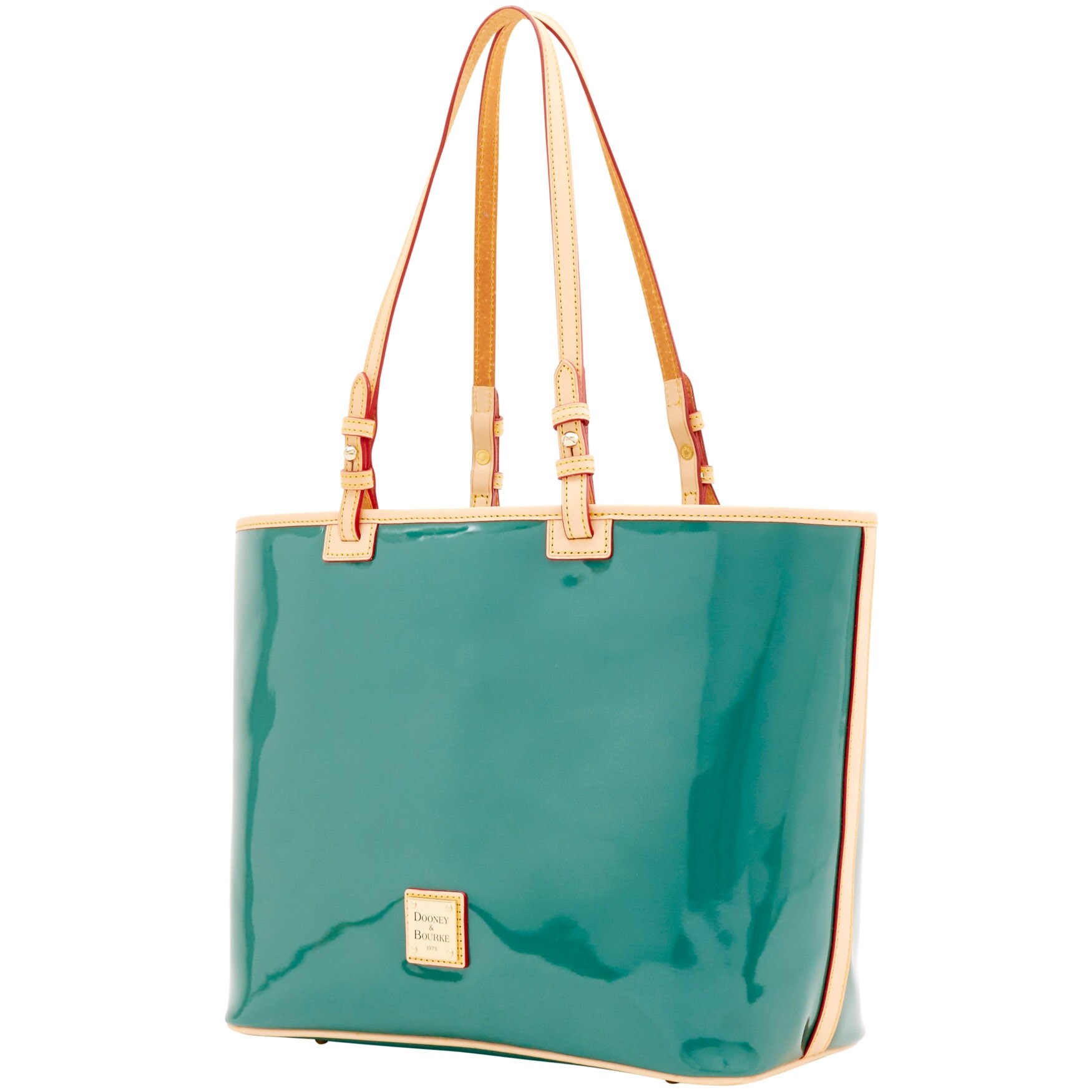 dooney and bourke patent leather shopper