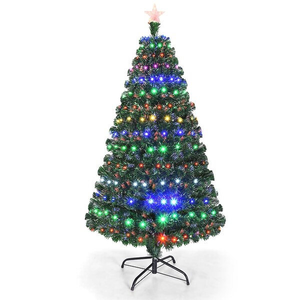 Artificial Christmas Tree Pre Lit Optical Fiber Tree Bed Bath Beyond 32400068