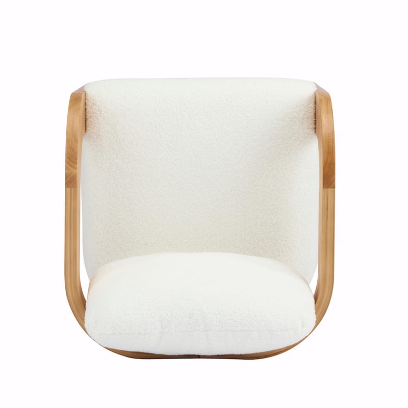 2-Pack Dining Chairs - Fabric with Pillow Back, Solid Wood Frame