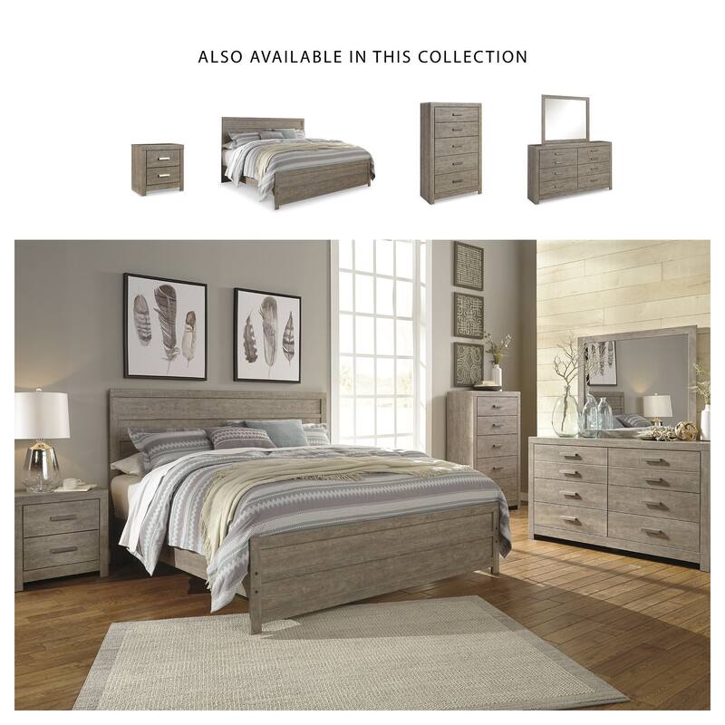 Signature Design by Ashley Culverbach Gray Panel Bed