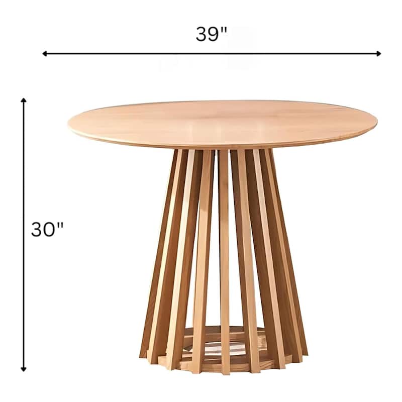 Andre Small Round 39" Bistro Dining Table By Aria-Home