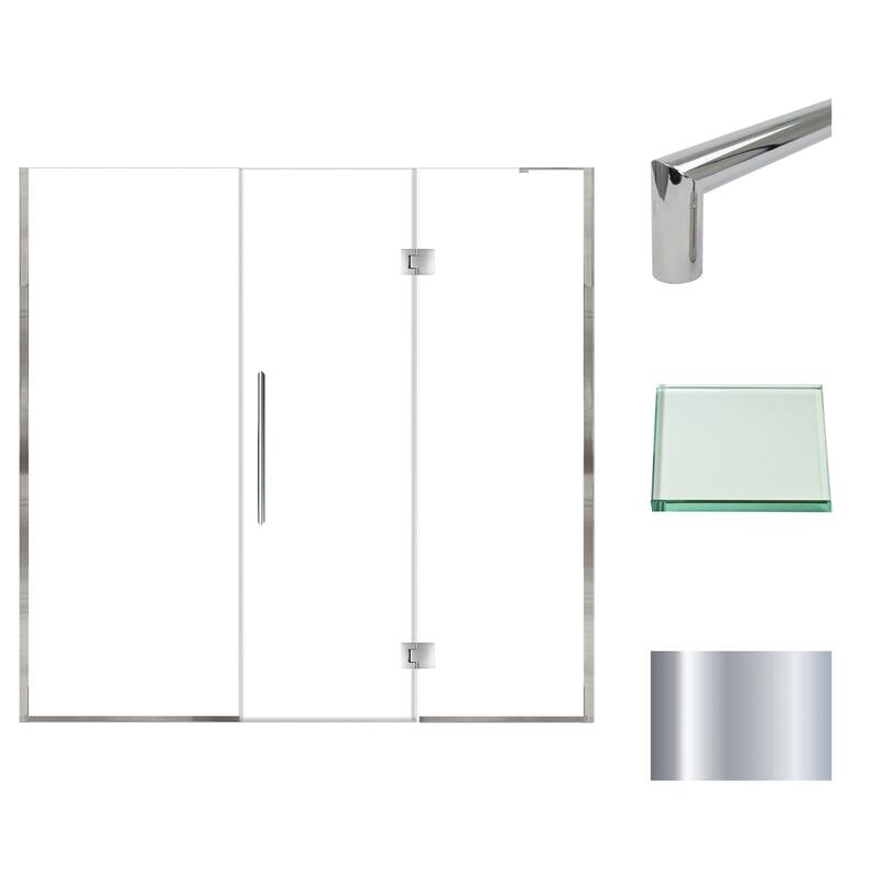 Transolid EHTF78247610C-T Elizabeth 76" High x 78" Wide Hinged Semi