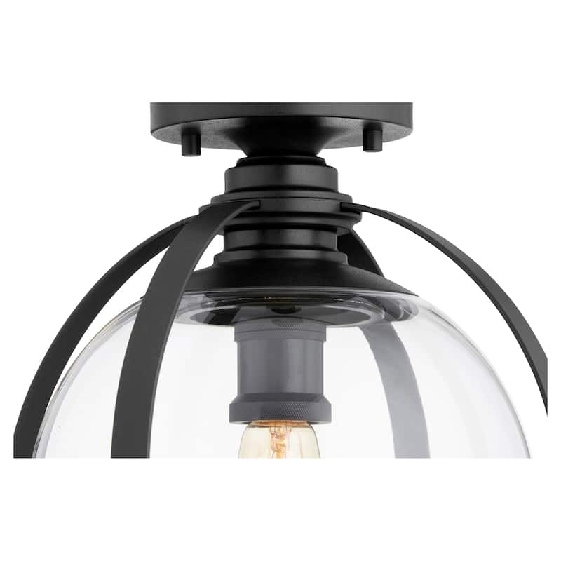 Quorum International 13" Wide Semi-Flush Globe Ceiling Fixture