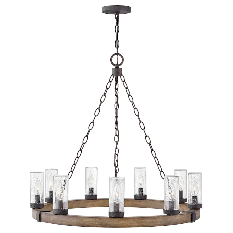 Hinkley Lighting Sawyer 12v 31.5w 9 Light 30" Wide Open Air LED