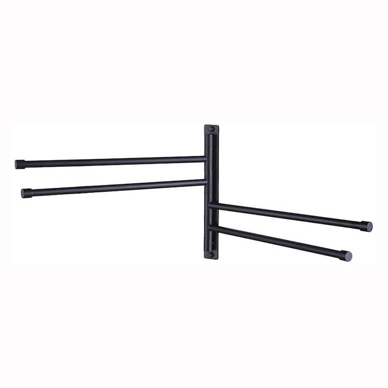Wall Mounted Bathroom Swivel 4-Arm Towel Bar