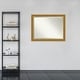 preview thumbnail 30 of 35, Beveled Bathroom Wall Mirror - Parlor Gold Frame