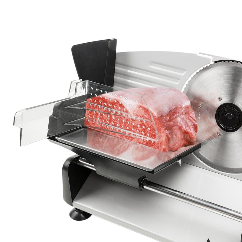 110V/150W 7.5" Semi-automatic Gear Cutter Deli Food Machine Meat Slicer