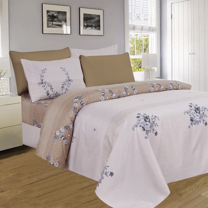 PREMIUS Premium Goldie 4 & 6 Piece Microfiber Printed Wrinkle-Free Sheet Set